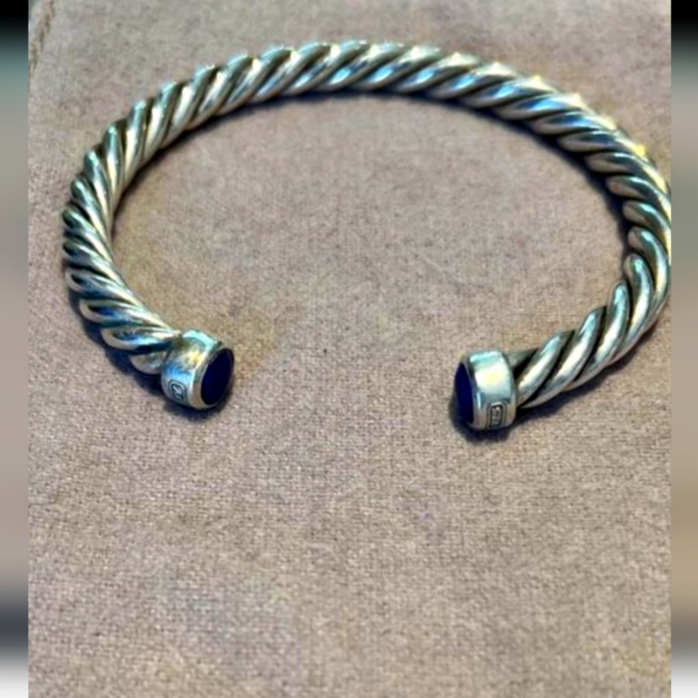 💯 % Authentic David Yurmen cuff Bracelet 925 sterling silver high quality 👌